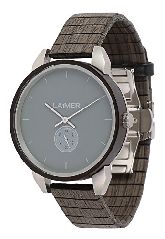 LAiMER Herren-Armbanduhr FELIX Mod. 0096 aus Sandelholz
– Analoge Quarz-Uhr mit flexiblem Holzarmband