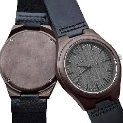 Personalisierte Gravierte Holz-Uhren für Herren, natürliches
schwarzes Echtleder-Holz, analoge Armbanduhr mit Gravur
Ihrer Worte für Ehemann, Sohn, personalisierbare Holz-Armbanduhr
zum Geburtstag, Ja