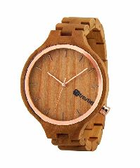 Holz Armbanduhr retrostiel Eldorado Cherry Herren mit
japanischem Quarz-Uhrwerk