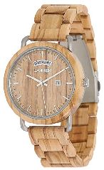 LAiMER Holzuhr FILIPPO – Herren Armbanduhr aus
italienischem Olivholz, Grosse Datums und Tagesanzeige,
atmungsaktives Holzarmband Modell 0111, Geschenk- Verpackung
aus Holz