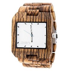 TIMEWOOD VALDIR Elegante Einzigartige Holzuhren mit
Natural Handgefertigte Braun Uhrenarmband Unisex