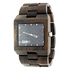 TIMEWOOD WACIX Elegante Einzigartige Holzuhren mit
Natural Handgefertigte Schwarz Uhrenarmband Unisex